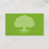 根気に付き芝生造園ツリー 名刺 (裏面)