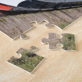 根気強いNarrowboat ジグソーパズル (側面)