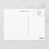 根津神社鳥居門：東京・日本はがき ポストカード (裏面)