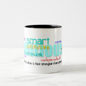 根生まれ屋の年の性格の特徴マグカップ ツートーンマグカップ (中央)