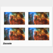 根茎亀頭と指状突起 長方形シール (シート)