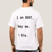 根 Tシャツ (裏面)