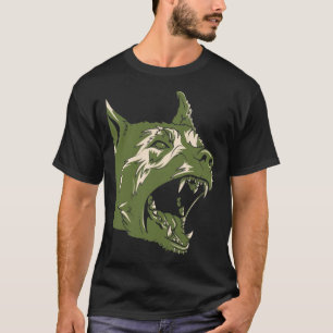格好いい犬 Tシャツ