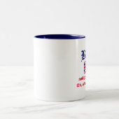 格好良いイギリス ツートーンマグカップ (中央)