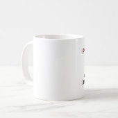 格好良いポーランドのプリンセス コーヒーマグカップ (正面左)