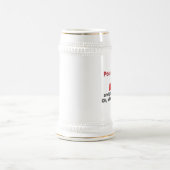 格好良いPolski Babcia (祖母) ビールジョッキ (中央)