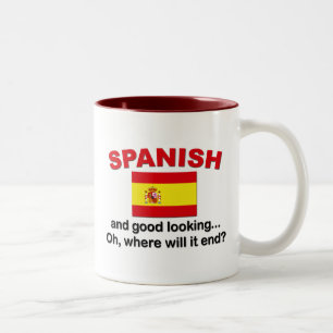 格好良くおよびスペインの ツートーンマグカップ