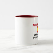 格好良くスペインのな祖父 ツートーンマグカップ (中央)