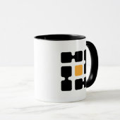 格子アイコンマグ マグカップ (正面右)