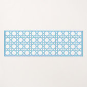 格子デザイン ヨガマット (正面(横))