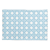 格子デザイン 枕カバー (裏面-左)