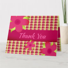 格子付きブルゴーニュフローラ