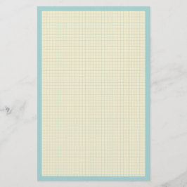 格子図形が付いている筆記用紙の文房具 便箋
