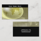 格子地球、ここのあなたの名前 名刺 (正面/裏面)