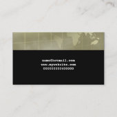 格子地球、ここのあなたの名前 名刺 (裏面)