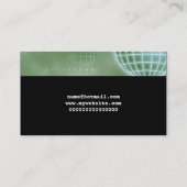 格子地球、ここのあなたの名前 名刺 (裏面)