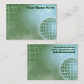 格子地球、ここのあなたの名前 名刺 (正面/裏面)