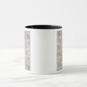 「格子垣」の壁紙のデザイン1864年 マグカップ (中央)