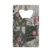 「格子垣」の壁紙のデザイン、1のためのオリジナルのアートワーク クレジットカード栓抜き (正面)