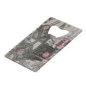 「格子垣」の壁紙のデザイン、1のためのオリジナルのアートワーク クレジットカード栓抜き (裏面アングル)