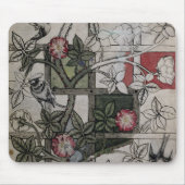 「格子垣」の壁紙のデザイン、1のためのオリジナルのアートワーク マウスパッド (正面)