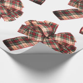 格子弓ラッピング紙 ラッピングペーパー (角)