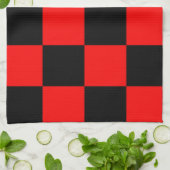 格子板 キッチンタオル (折り畳み)