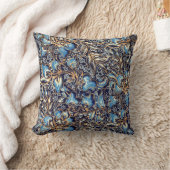 格子柄 クッション (ブランケット)