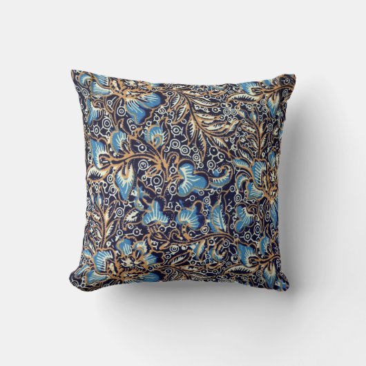 格子柄 クッション (正面)