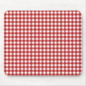 格子模様のクリスマス マウスパッド (正面)
