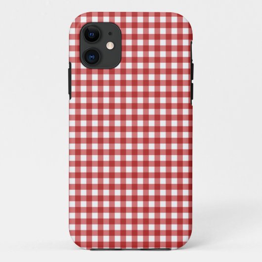 格子模様のクリスマス Case-Mate iPhoneケース (裏面)