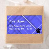 格子模様のポープリント ラベル (インサイチュ)