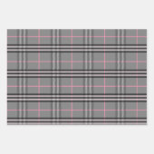 格子模様の帽子屋 ラッピングペーパーシート (正面)