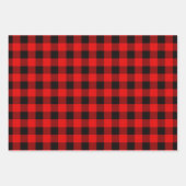 格子模様ラッピング紙シート ラッピングペーパーシート (正面)