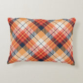 格子模様 アクセントクッション (裏面)