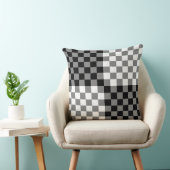 格子模様 クッション (椅子)