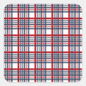 格子模様 スクエアシール (正面)