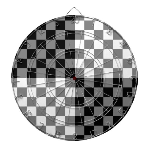 格子模様 ダーツボード (正面)