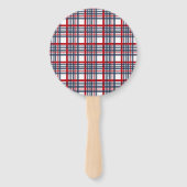 格子模様 ハンドファン (正面)