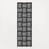 格子模様 ヨガマット (裏面)