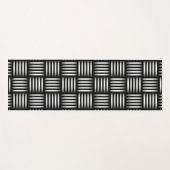 格子模様 ヨガマット (正面(横))