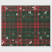 格子模様 ラッピングペーパー (フラット)