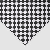 格子模様（白黒） 薄葉紙 (詳細)