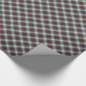 格子状かわいらし模様 ラッピングペーパー (角)