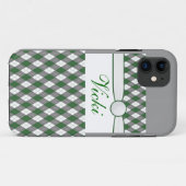 格子状とリボンケース Case-Mate iPhoneケース (裏面(横))