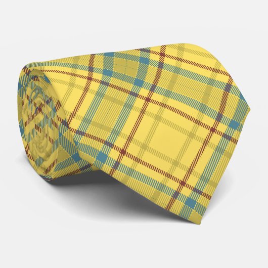 格子状のネックタイ ネクタイ (ロール)