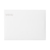 格子状の茶色のラップラのまわりにベル ラップアラウンドラベル (正面)