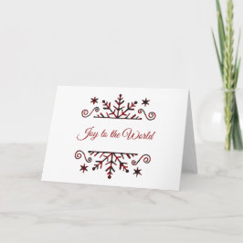 格子状の雪片 カード