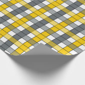 格子状の ラッピングペーパー (角)