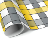 格子状の ラッピングペーパー (ロールコーナー)